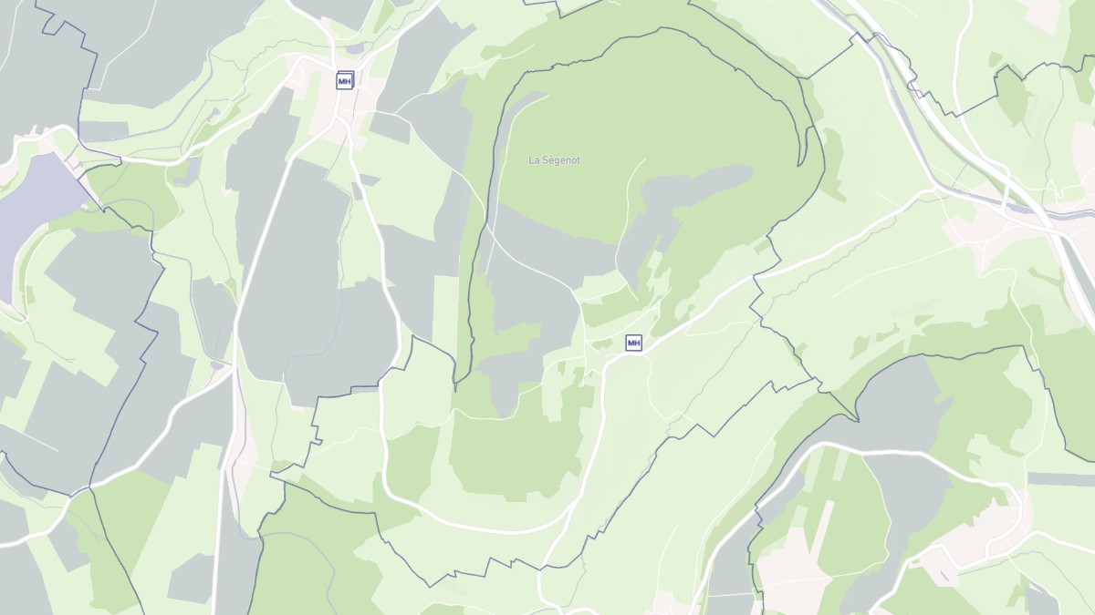 Aperçu cartographique de Chaudenay-le-Château, centré sur la commune