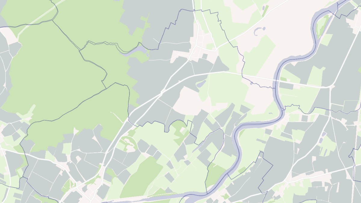 Aperçu cartographique de Chivres, centré sur la commune