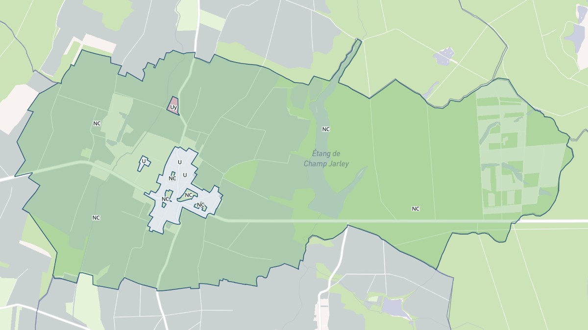 Aperçu cartographique de Corberon, centré sur la commune