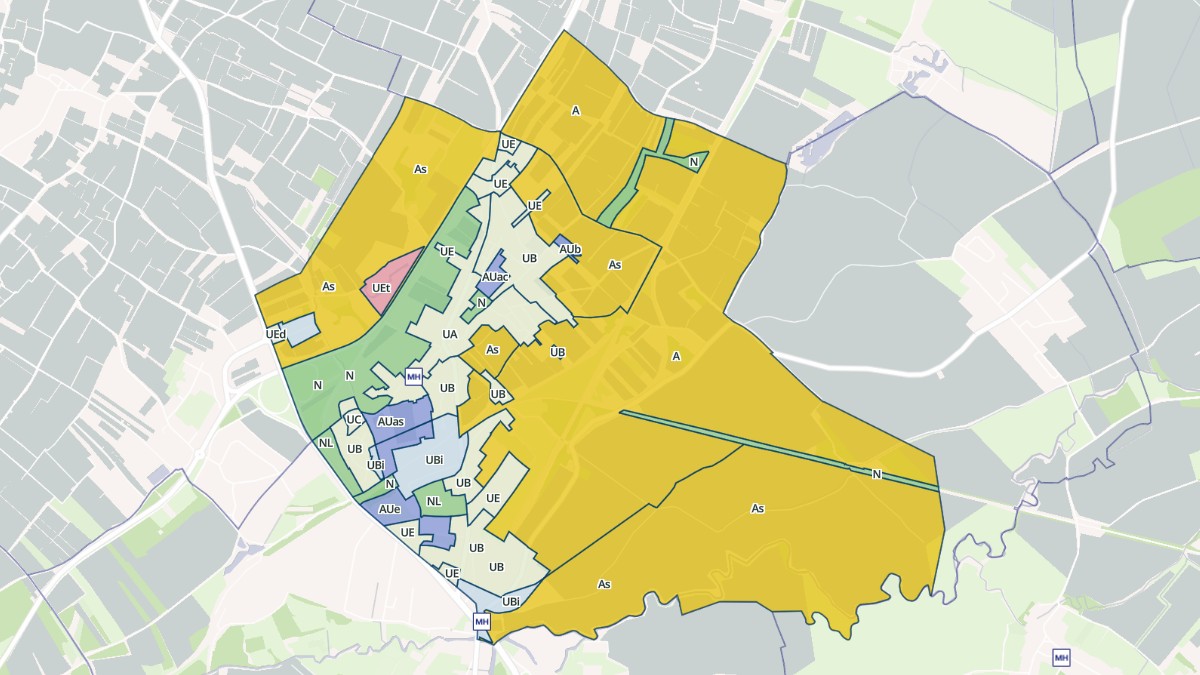 Aperçu cartographique de Corpeau, centré sur la commune