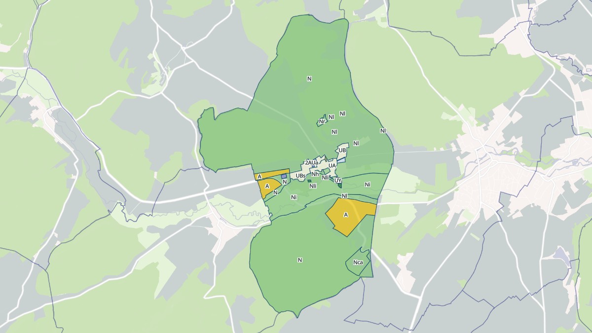 Aperçu cartographique de Diénay, centré sur la commune