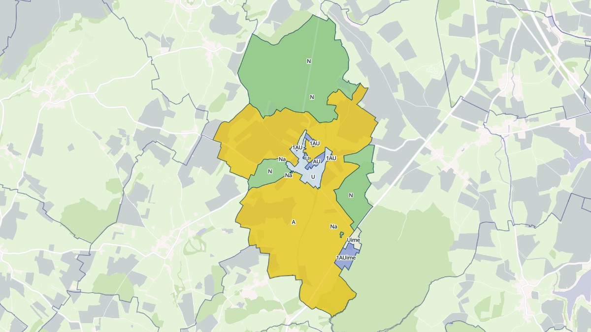 Aperçu cartographique de Essey, centré sur la commune