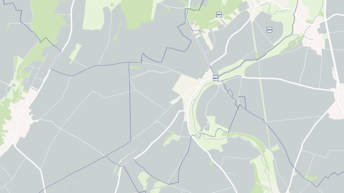 Aperçu cartographique de Étrochey, centré sur la commune