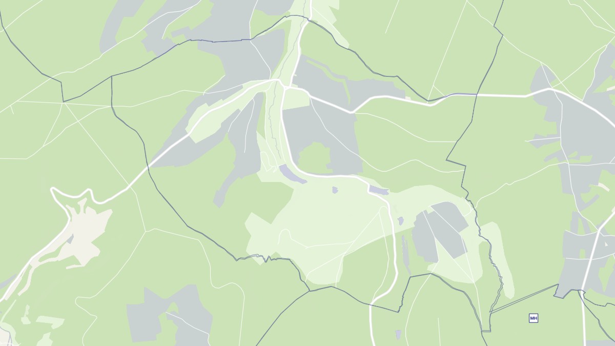 Aperçu cartographique de Faverolles-lès-Lucey, centré sur la commune