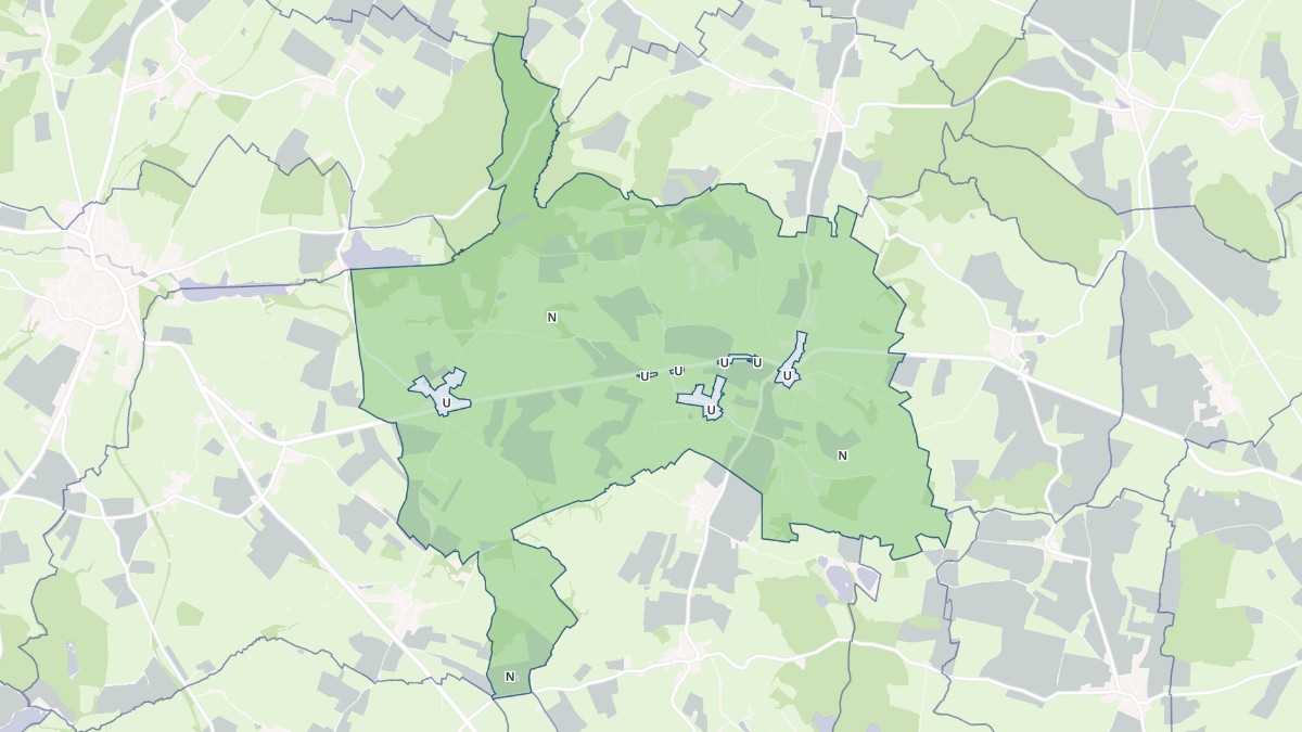 Aperçu cartographique de Foissy, centré sur la commune