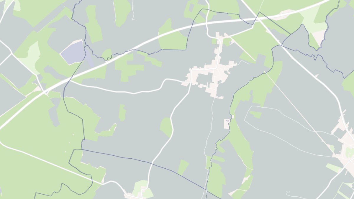 Aperçu cartographique de Franxault, centré sur la commune