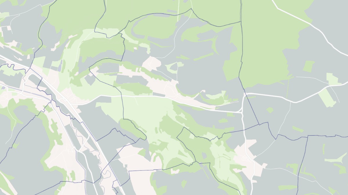 Aperçu cartographique de Fresnes, centré sur la commune
