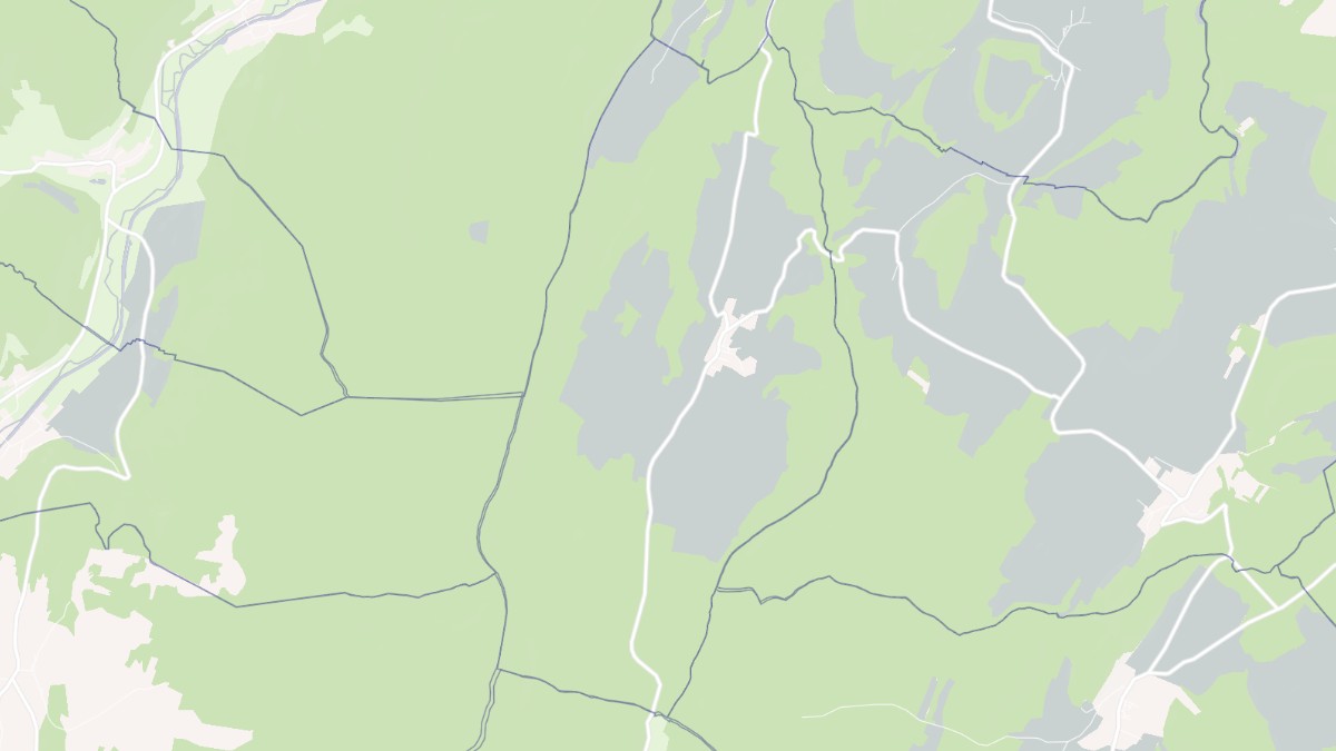 Aperçu cartographique de Gergueil, centré sur la commune