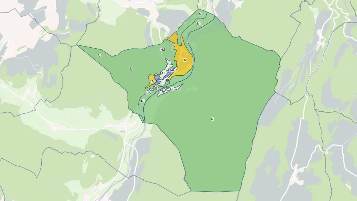 Aperçu cartographique de Gissey-sur-Ouche, centré sur la commune