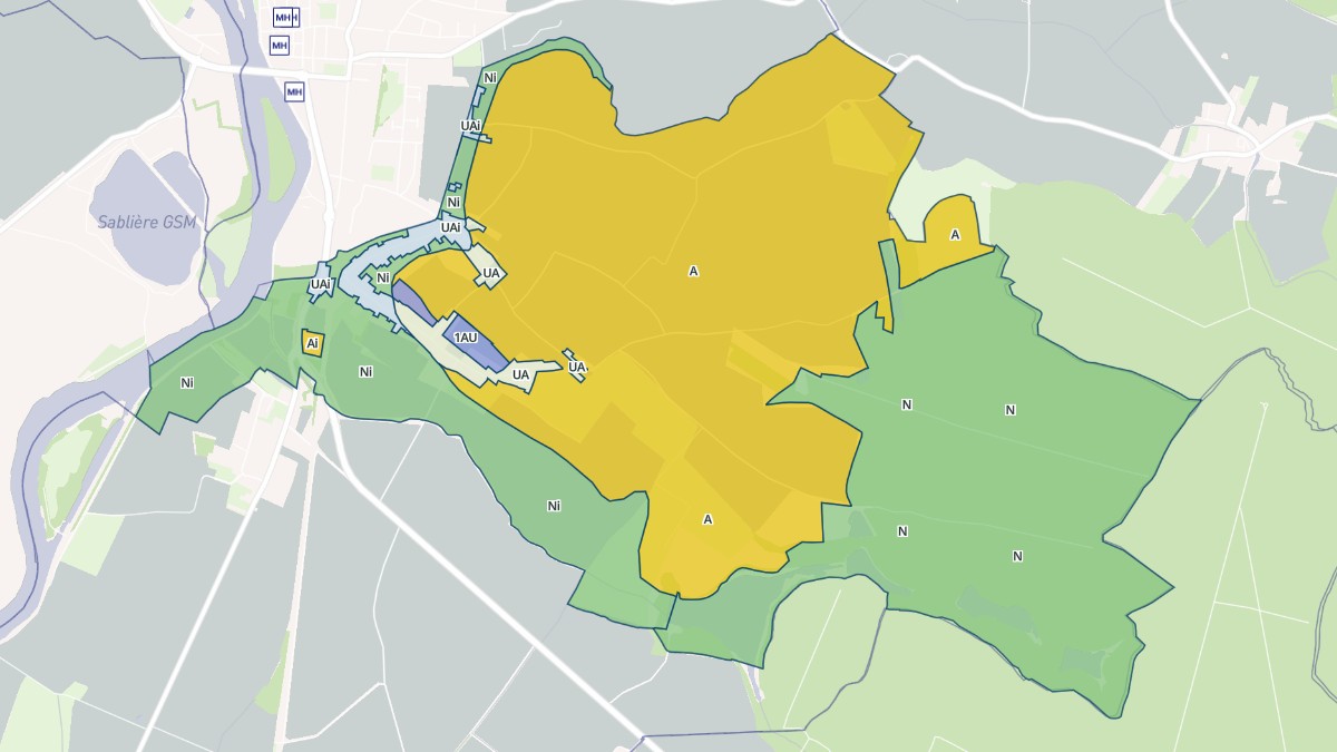 Aperçu cartographique de Jallanges, centré sur la commune