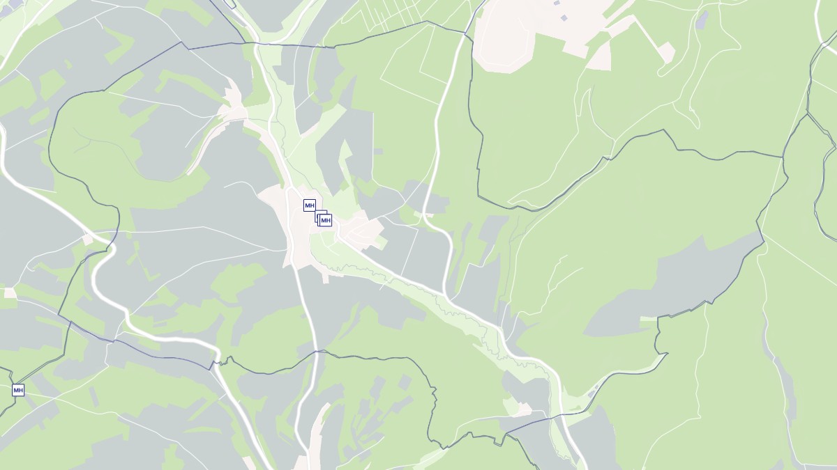 Aperçu cartographique de Léry, centré sur la commune