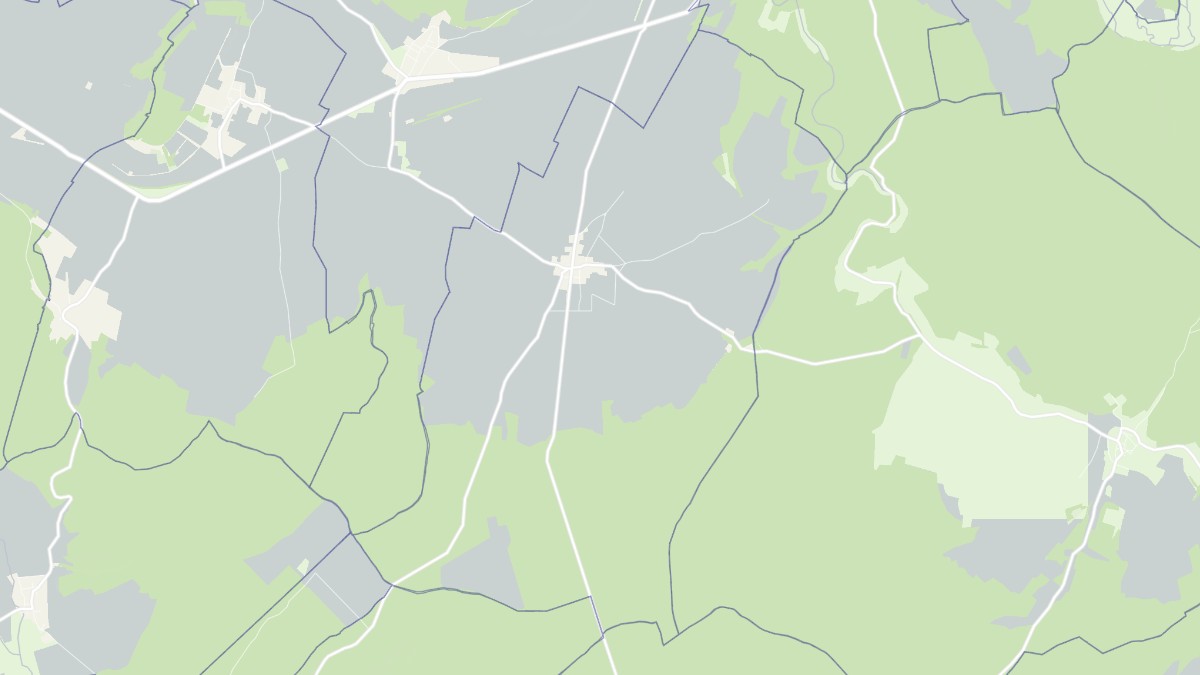 Aperçu cartographique de Louesme, centré sur la commune