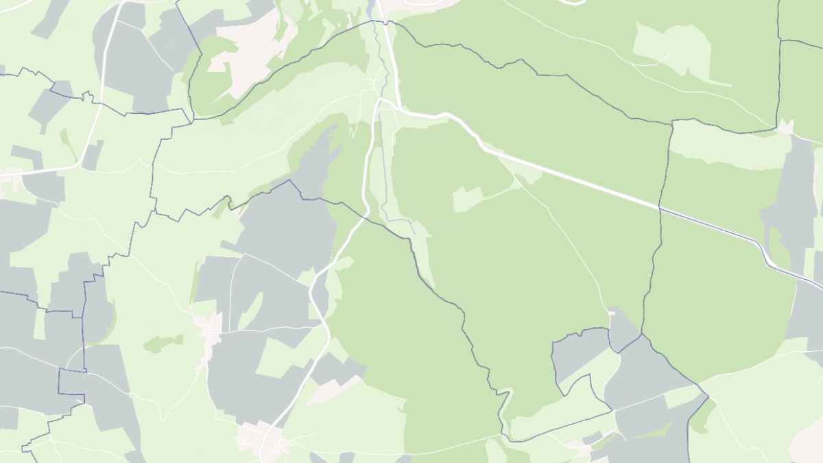 Aperçu cartographique de Lusigny-sur-Ouche, centré sur la commune