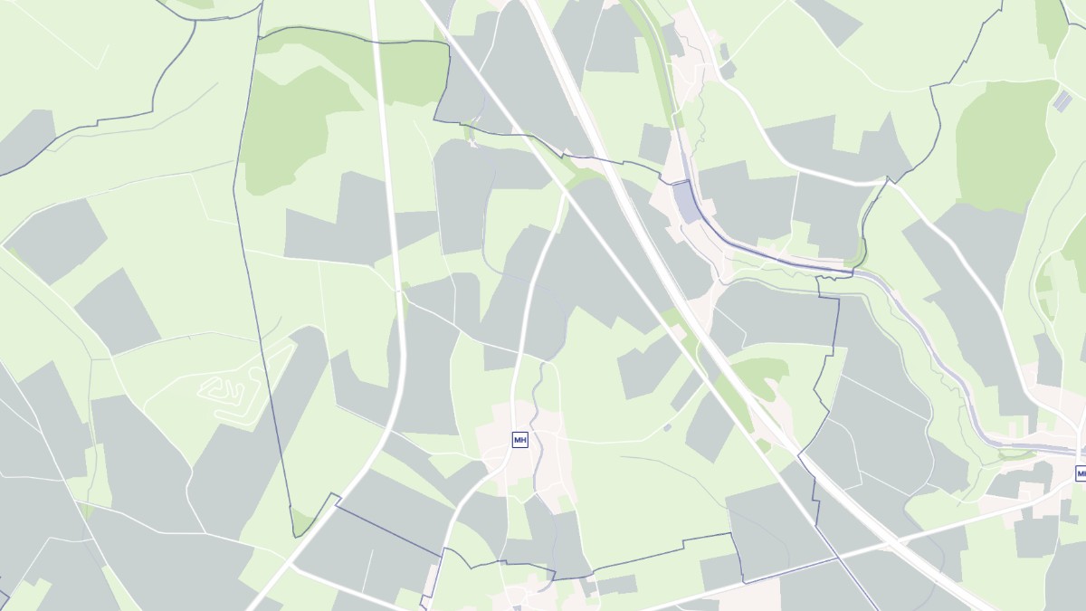 Aperçu cartographique de Maconge, centré sur la commune