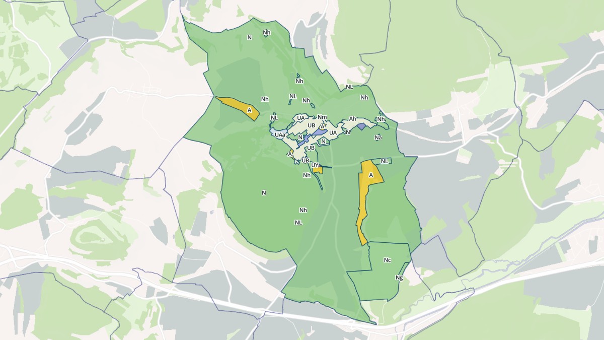 Aperçu cartographique de Mâlain, centré sur la commune