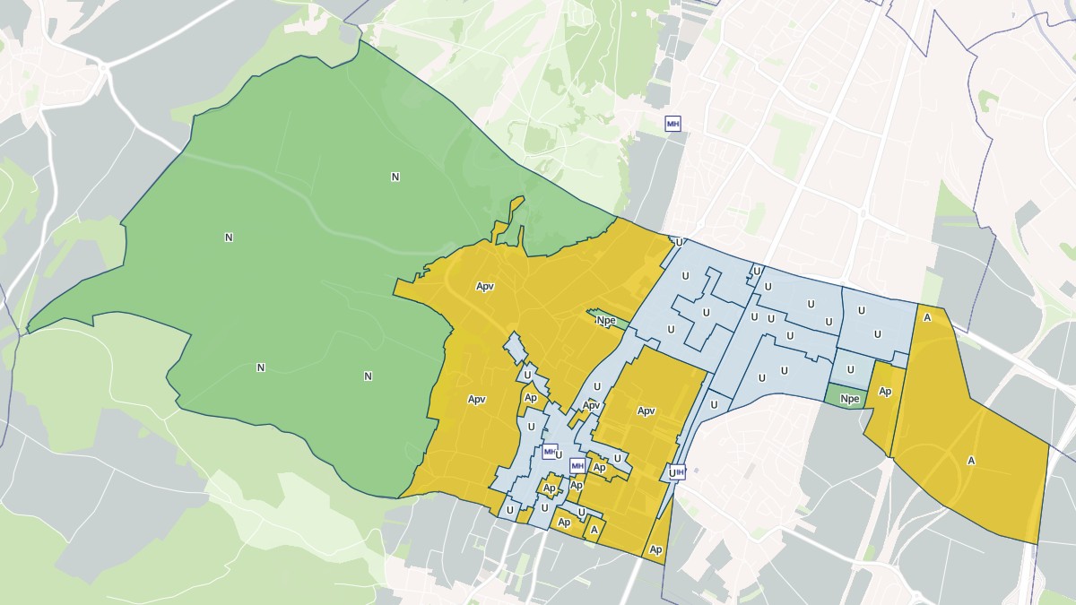 Aperçu cartographique de Marsannay-la-Côte, centré sur la commune