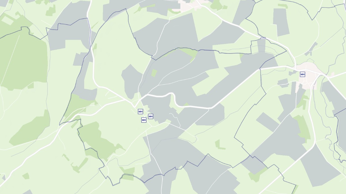 Aperçu cartographique de Moutiers-Saint-Jean, centré sur la commune