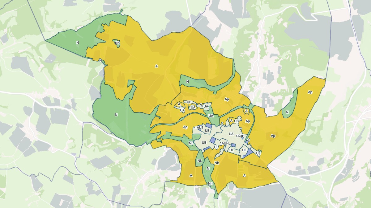 Aperçu cartographique de Nolay, centré sur la commune