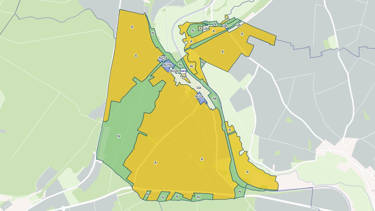 Aperçu cartographique de Oisilly, centré sur la commune