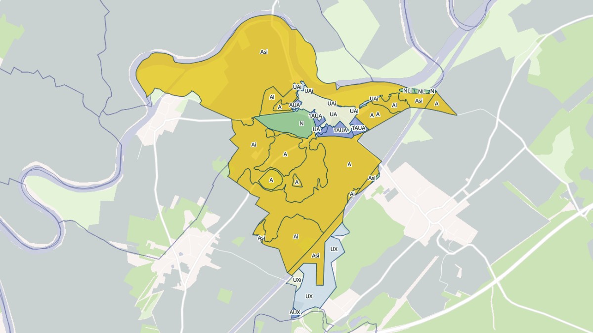 Aperçu cartographique de Pagny-la-Ville, centré sur la commune