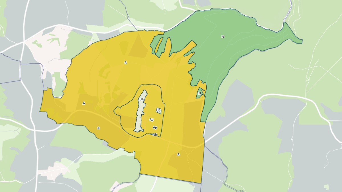 Aperçu cartographique de Panges, centré sur la commune