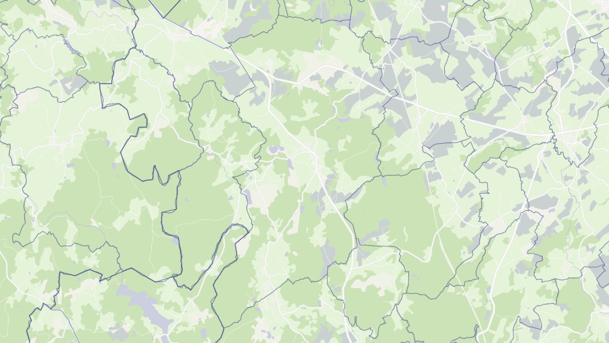 Aperçu cartographique de La Roche-en-Brenil, centré sur la commune