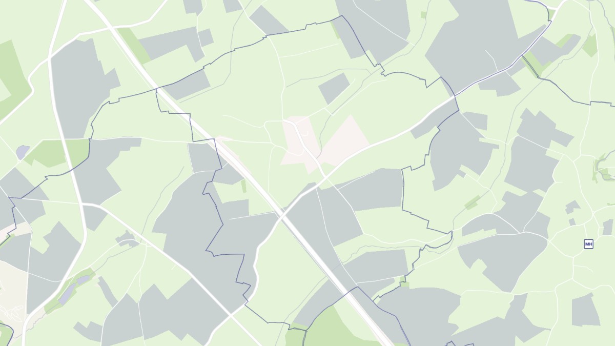 Aperçu cartographique de Roilly, centré sur la commune