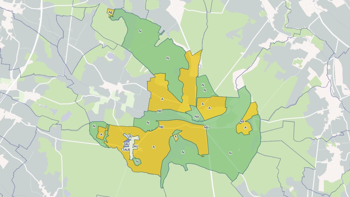 Aperçu cartographique de Saint-Nicolas-lès-Cîteaux, centré sur la commune