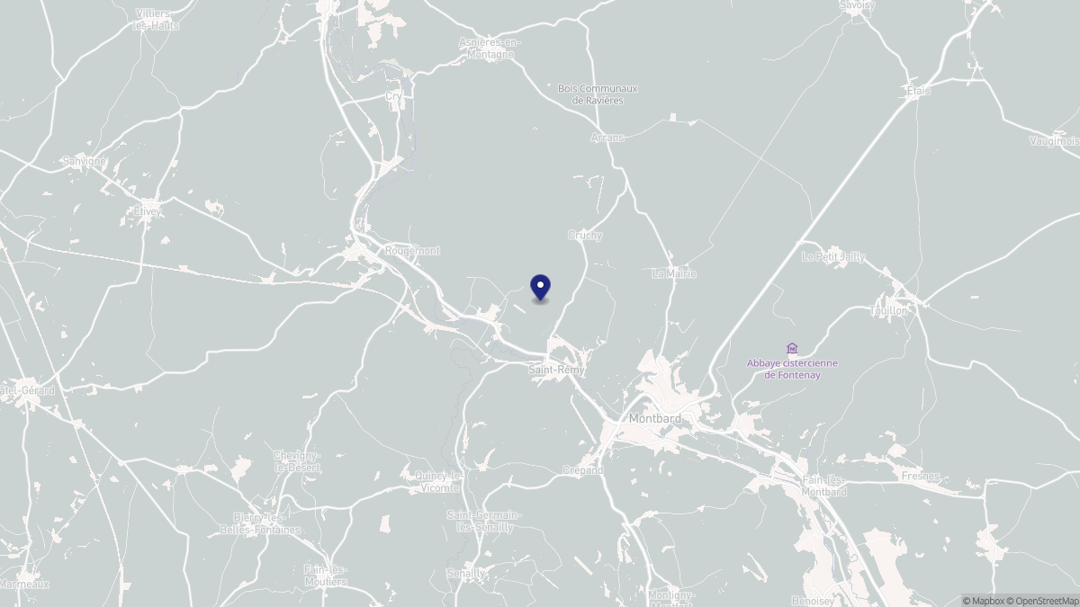 Aperçu cartographique de Saint-Rémy, centré sur la commune
