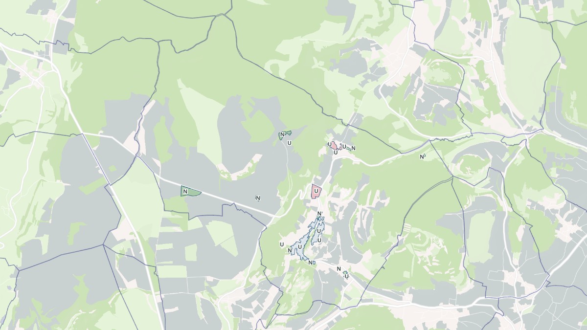 Aperçu cartographique de Saint-Romain, centré sur la commune