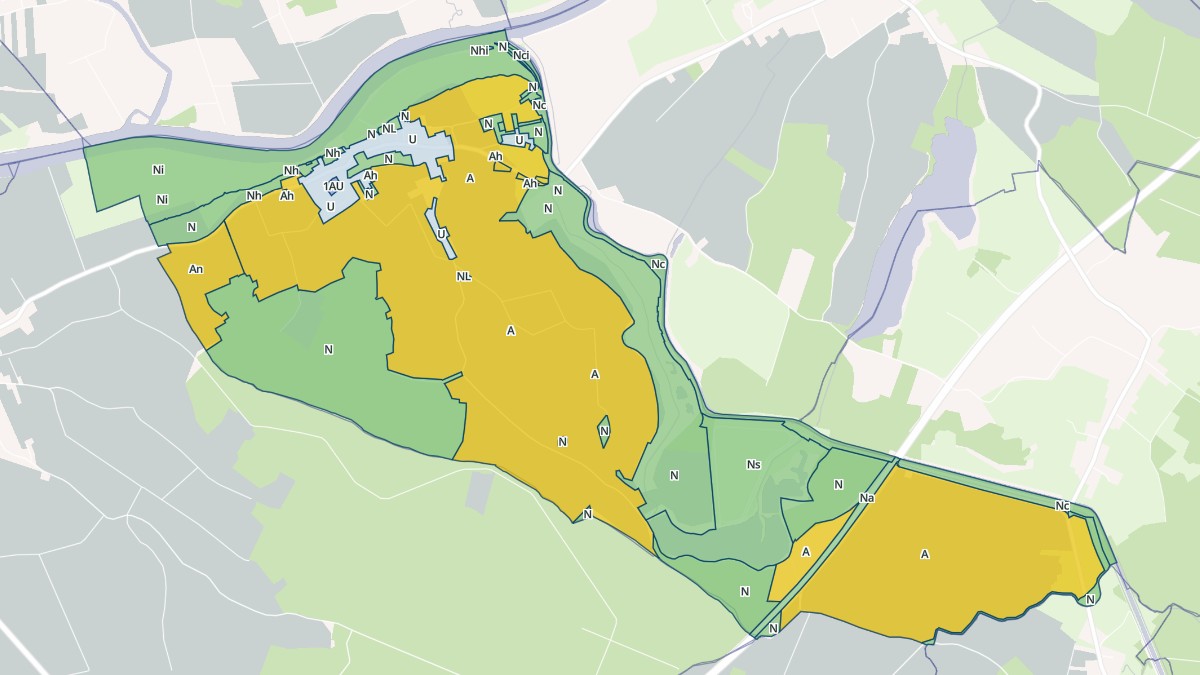 Aperçu cartographique de Saint-Symphorien-sur-Saône, centré sur la commune