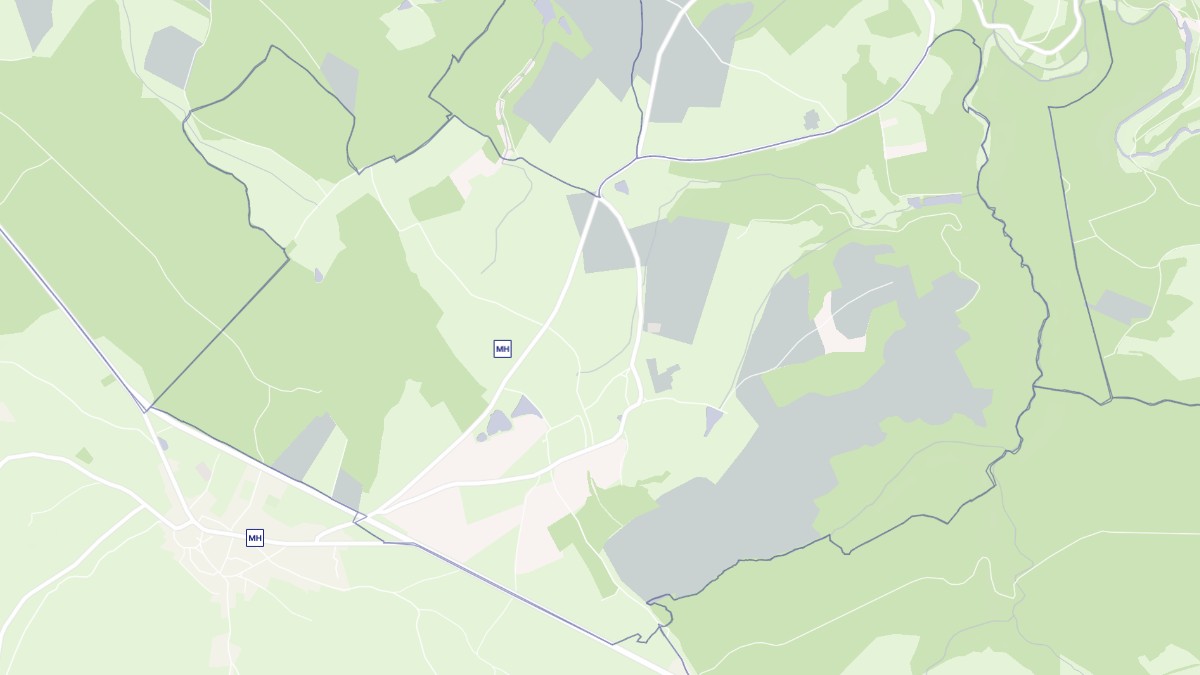 Aperçu cartographique de Sincey-lès-Rouvray, centré sur la commune