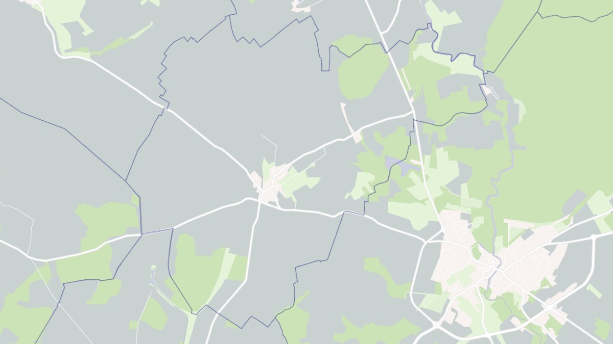 Aperçu cartographique de Tanay, centré sur la commune