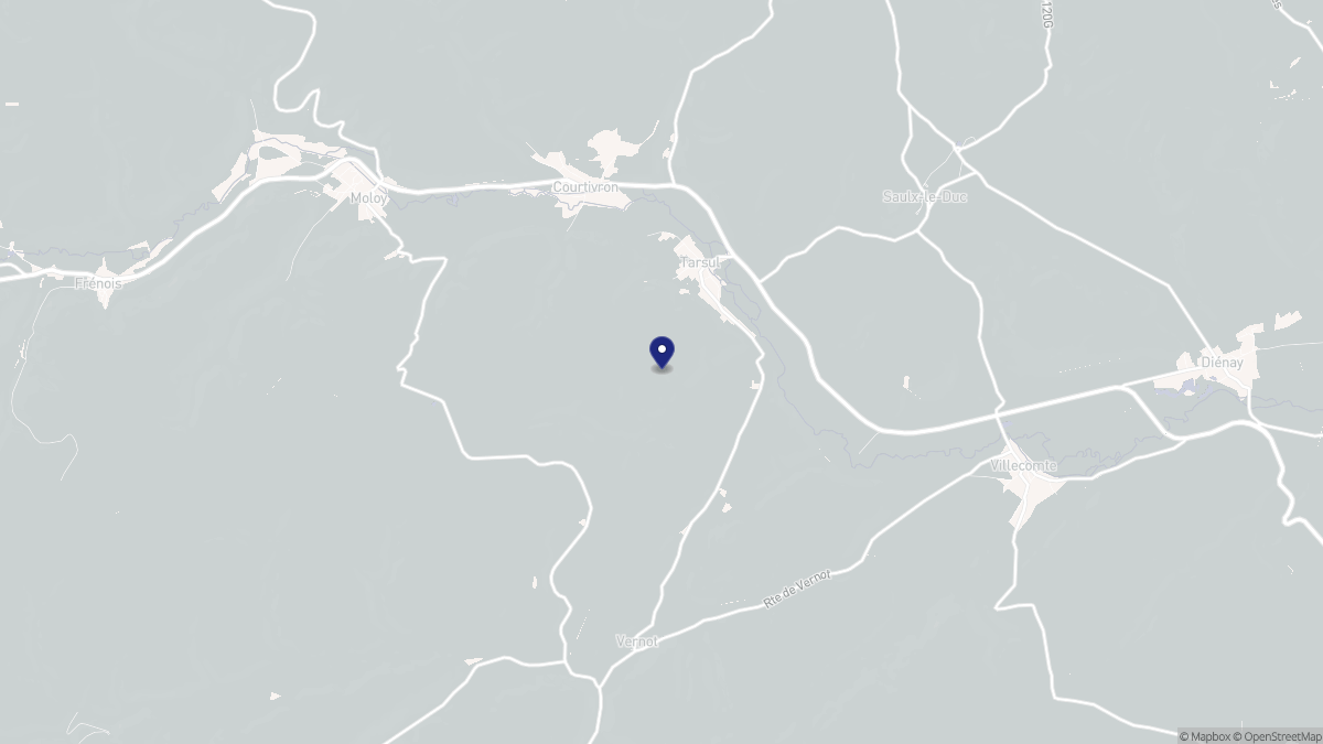 Aperçu cartographique de Tarsul, centré sur la commune