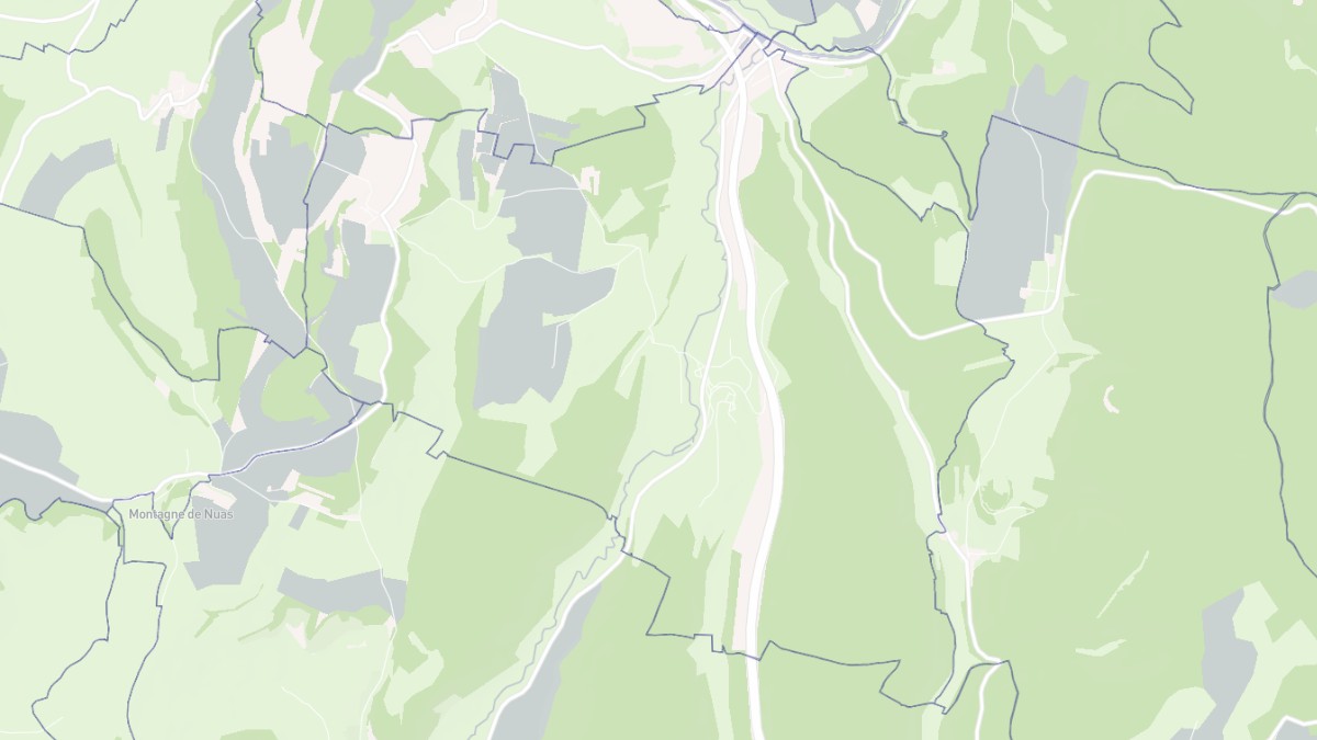 Aperçu cartographique de Thorey-sur-Ouche, centré sur la commune