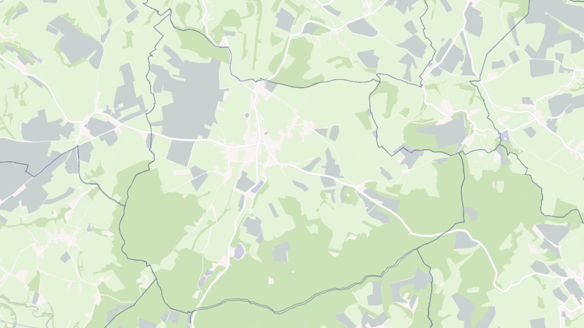 Aperçu cartographique de Thury, centré sur la commune