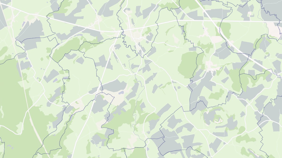 Aperçu cartographique de Vic-sous-Thil, centré sur la commune