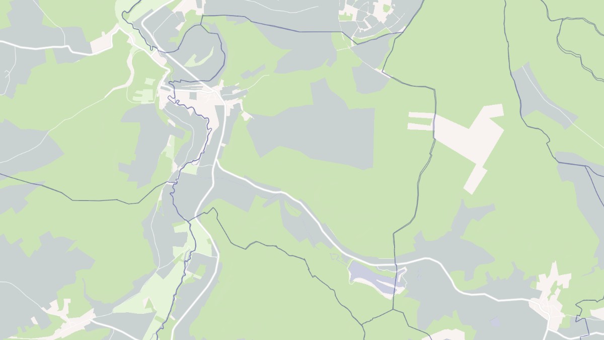 Aperçu cartographique de Villedieu, centré sur la commune