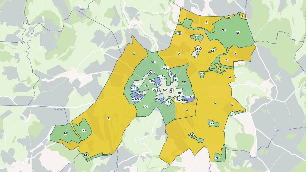 Aperçu cartographique de Vitteaux, centré sur la commune