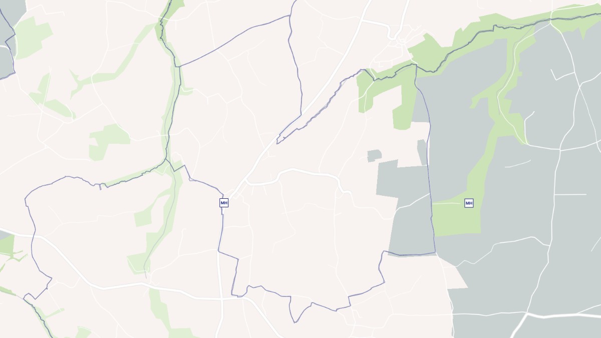 Aperçu cartographique de Berhet, centré sur la commune