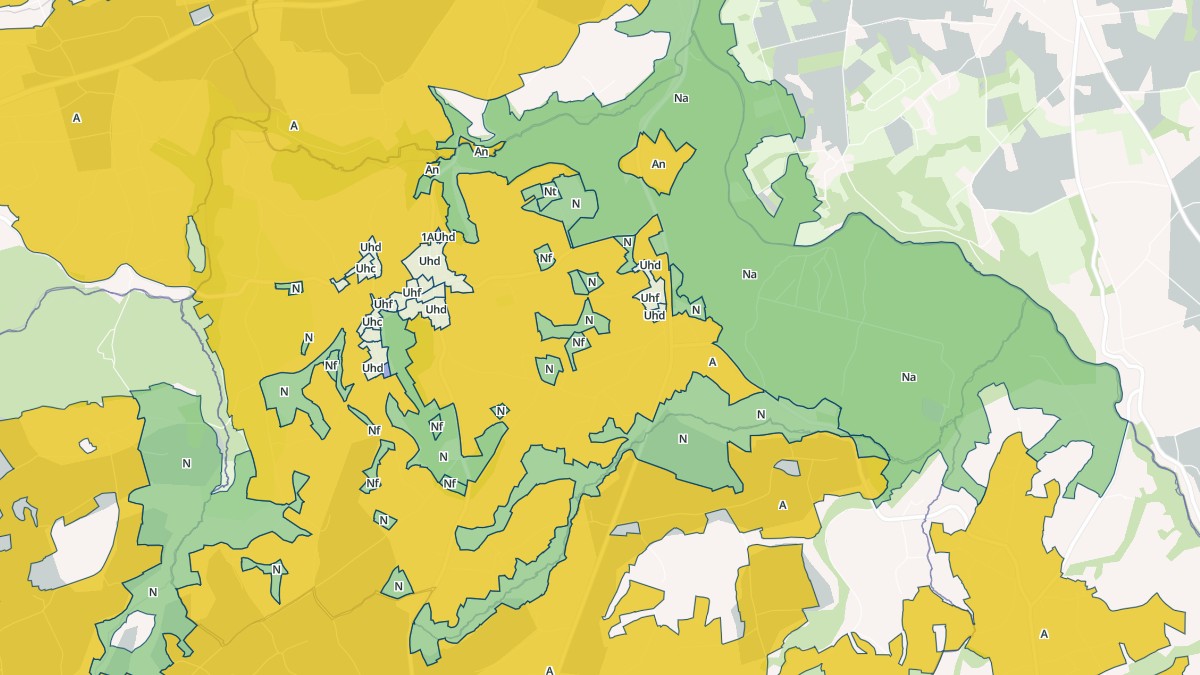Aperçu cartographique de Coadout, centré sur la commune
