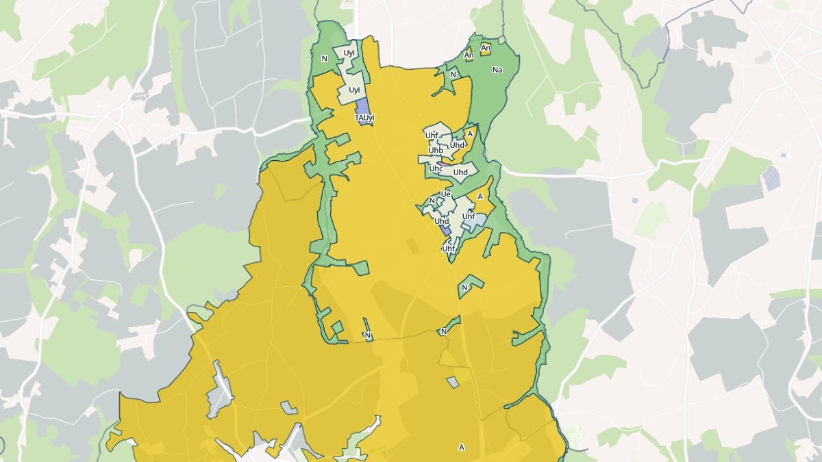 Aperçu cartographique de Kerfot, centré sur la commune