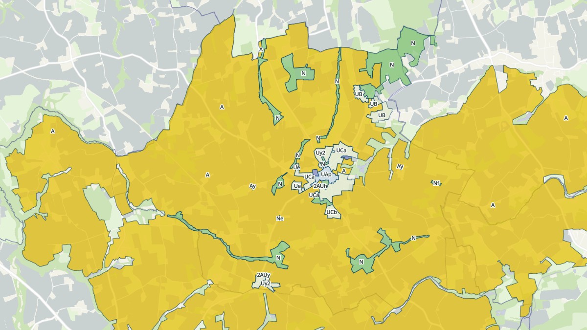 Aperçu cartographique de Languenan, centré sur la commune