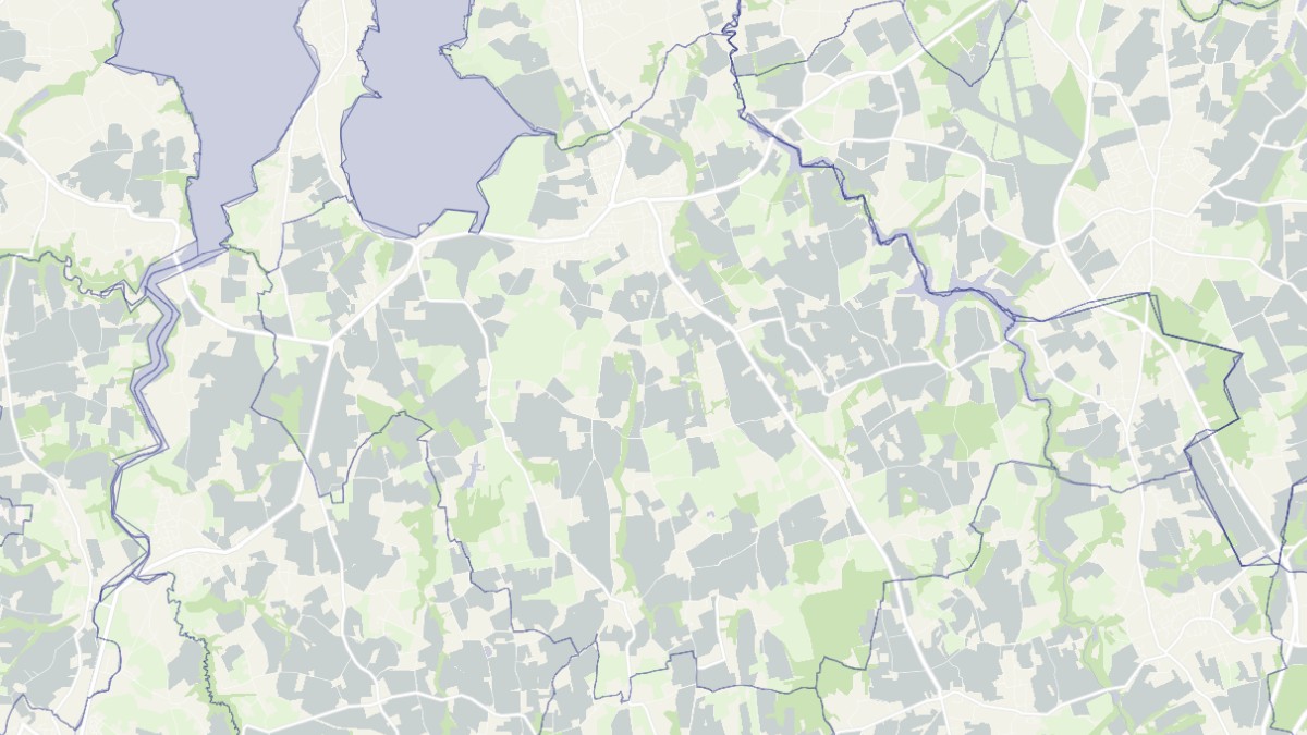 Aperçu cartographique de Beaussais-sur-Mer, centré sur la commune