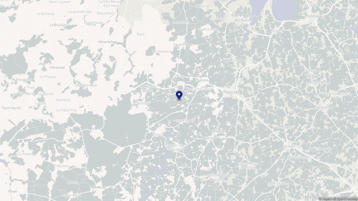 Aperçu cartographique de Val-d'Arguenon, centré sur la commune