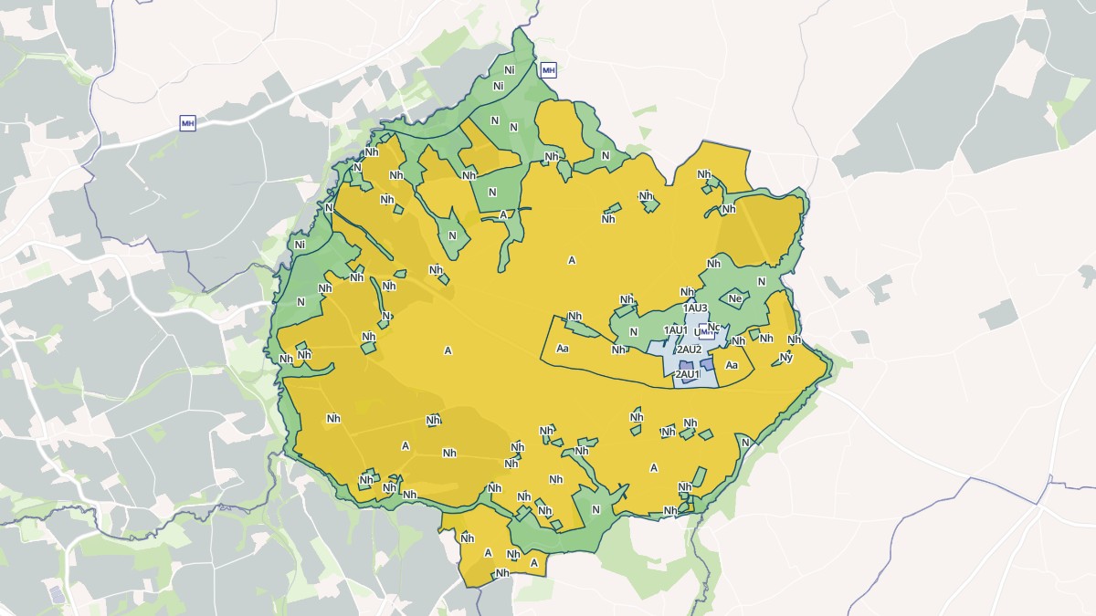 Aperçu cartographique de Quemperven, centré sur la commune
