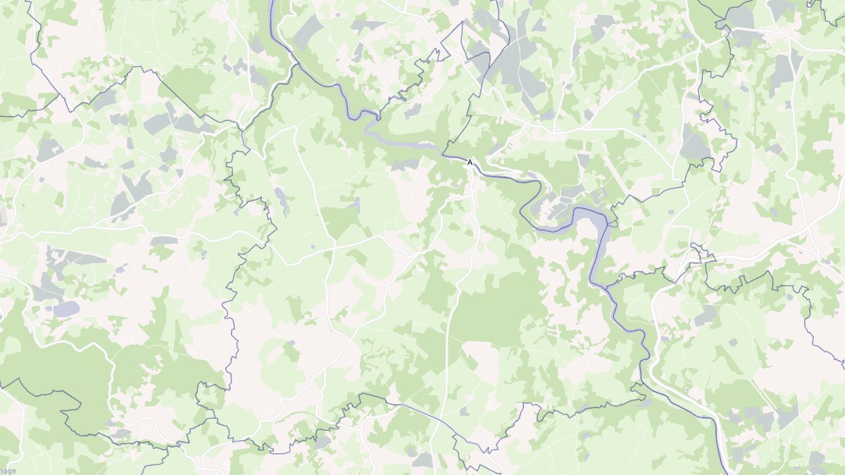 Aperçu cartographique de Anzême, centré sur la commune