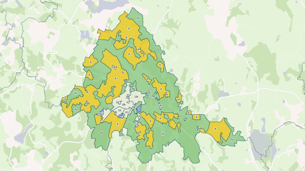 Aperçu cartographique de Bénévent-l'Abbaye, centré sur la commune