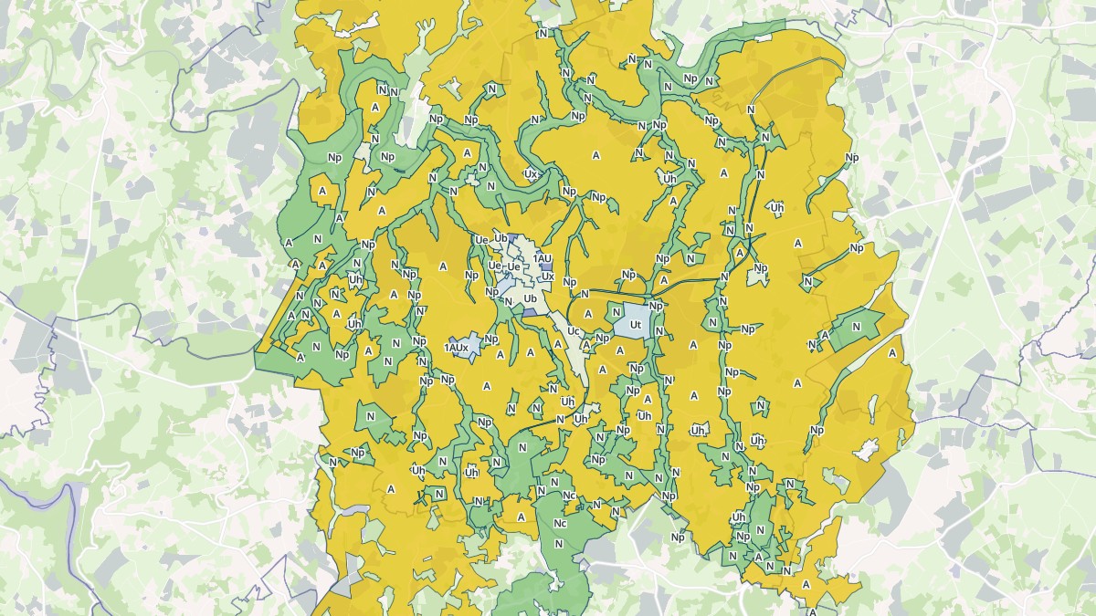 Aperçu cartographique de Bonnat, centré sur la commune