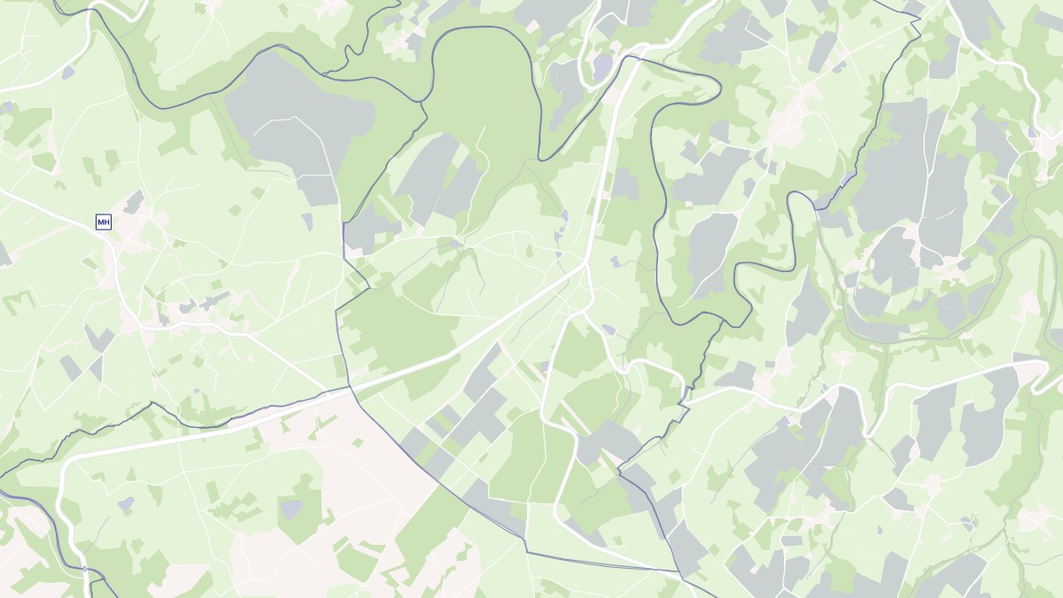 Aperçu cartographique de Chambon-Sainte-Croix, centré sur la commune